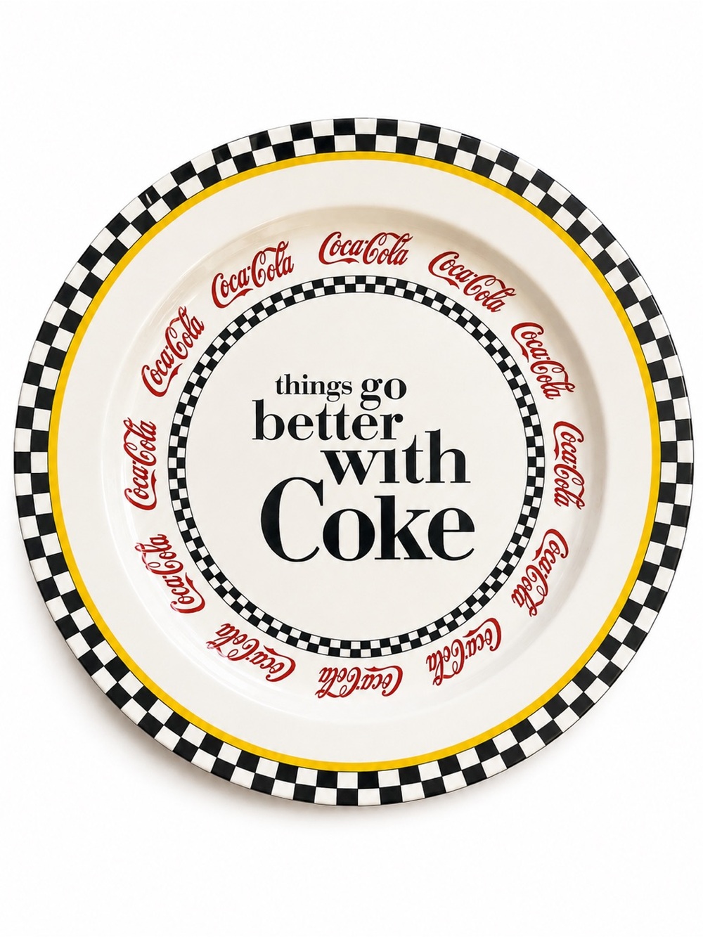 Coca Cola Things Go Better With Coke Decorative Plate Wall Decor